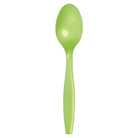 Touch Of Color Fresh Lime Green Plastic Spoons, 6.75", 288PK 011923